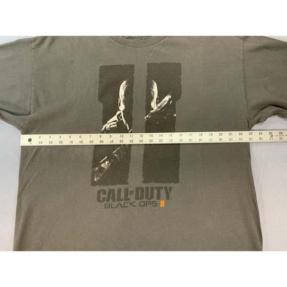 Call Of Duty Black Ops 2 T-Shirt Grey Size XL 2012 PROMO TEE - Picture 6 of 6